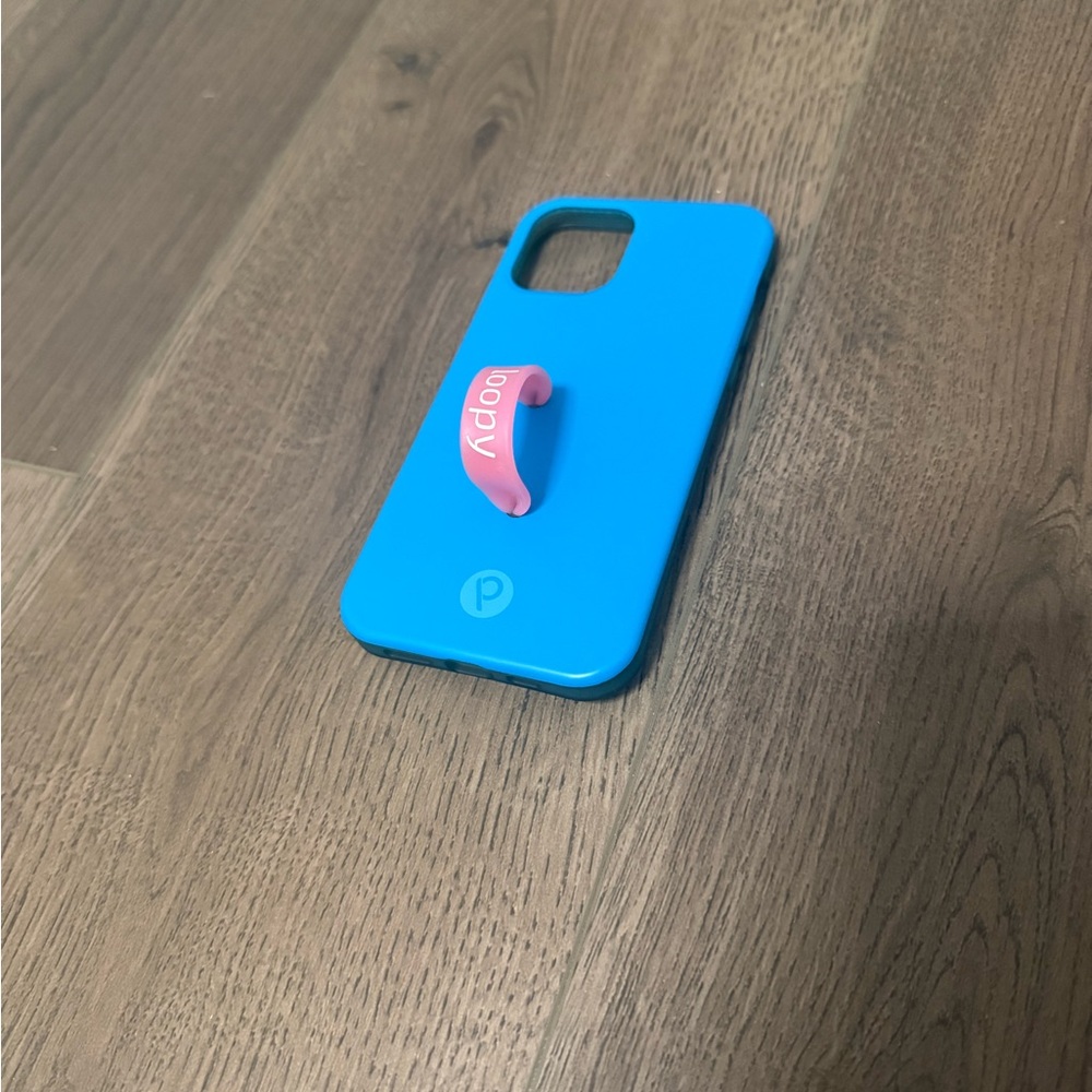 Loopy Case Blue and Pink Phone Case - IPhone 12 Pro